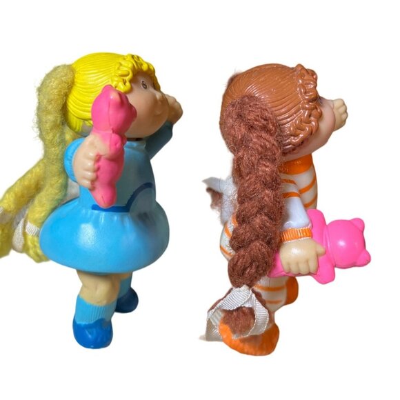 Cabbage Patch Kid Miniature Figures with Teddy Bears- set of 2 Custom Lot - Picture 5 of 11